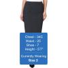 imageCalvin Klein Womens Classic Fit Straight Lux Suit Skirt Regular and Plus SizeCharcoal