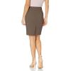 imageCalvin Klein Womens Classic Fit Straight Lux Suit Skirt Regular and Plus SizeHeather Taupe