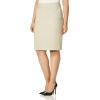 imageCalvin Klein Womens Classic Fit Straight Lux Suit Skirt Regular and Plus SizeKhaki