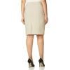 imageCalvin Klein Womens Classic Fit Straight Lux Suit Skirt Regular and Plus SizeKhaki