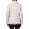imageCalvin Klein Womens Classic Hooded Zip Front Puffer CoatGrey Owl