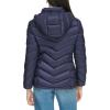 imageCalvin Klein Womens Classic Hooded Zip Front Puffer CoatLightweight Chevron Classic Blue