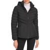 imageCalvin Klein Womens Classic Hooded Zip Front Puffer CoatLightweight Classic Black