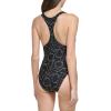 imageCalvin Klein Womens Classic Over The Shoulder One Piece SwimsuitBlack Monogram