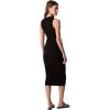 imageCalvin Klein Womens Cotton Rib VNeck Polo DressBlack