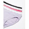 imageCalvin Klein Womens Cotton Stretch Logo Bikini Panties MultipackWhiteBlackLovelyElectric Pink