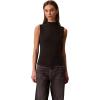 imageCalvin Klein Womens Crepe Mock Neck TopBlack