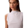 imageCalvin Klein Womens Crepe Mock Neck TopOyster Mushroom