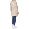 imageCalvin Klein Womens Double Breasted Belted Rain Jacket with Removable HoodBlush