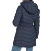 imageCalvin Klein Womens Everyday Hooded Zip Front Puffer Long Sleeve CoatDark Sapphire