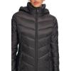 imageCalvin Klein Womens Everyday Hooded Zip Front Puffer Long Sleeve CoatLightweight Black