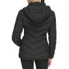 imageCalvin Klein Womens Everyday Hooded Zip Front Puffer Long Sleeve CoatLightweight Hooded Ebony