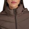 imageCalvin Klein Womens Everyday Hooded Zip Front Puffer Long Sleeve CoatMulch