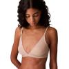 imageCalvin Klein Womens Form to Body Lightly Lined Triangle BraletteCedar