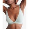 imageCalvin Klein Womens Form to Body Lightly Lined Triangle BraletteFrosted Fern
