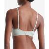 imageCalvin Klein Womens Form to Body Lightly Lined Triangle BraletteFrosted Fern