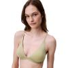 imageCalvin Klein Womens Form to Body Lightly Lined Triangle BraletteIguana Gray