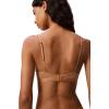 imageCalvin Klein Womens Form to Body Lightly Lined Triangle BraletteRusset