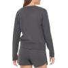 imageCalvin Klein Womens Front Pocket Button Up SweaterForged Iron