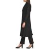 imageCalvin Klein Womens Fulllength Buttoned Wool Coat Petite Standard PlusDouble Breasted Black