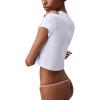 imageCalvin Klein Womens Ideal Micro Low Rise String ThongLuminous Peach