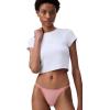 imageCalvin Klein Womens Ideal Micro Low Rise String ThongLuminous Peach