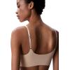 imageCalvin Klein Womens Invisibles Comfort Seamless Adjustable Skinny Strap Bralette BraBeige