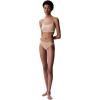 imageCalvin Klein Womens Invisibles Comfort Seamless Adjustable Skinny Strap Bralette BraBeige