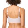 imageCalvin Klein Womens Invisibles Comfort Seamless Adjustable Skinny Strap Bralette BraCloud Gray