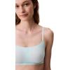 imageCalvin Klein Womens Invisibles Comfort Seamless Adjustable Skinny Strap Bralette BraMoonlight Jade