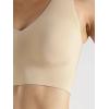 imageCalvin Klein Womens Invisibles Comfort Seamless Lightly Lined V Neck Bralette BraBare