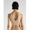imageCalvin Klein Womens Invisibles Comfort Seamless Lightly Lined V Neck Bralette BraBare
