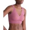 imageCalvin Klein Womens Invisibles Comfort Seamless Lightly Lined V Neck Bralette BraDeep Mauve