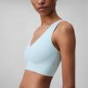 imageCalvin Klein Womens Invisibles Comfort Seamless Lightly Lined V Neck Bralette BraMoonlight Jade