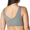 imageCalvin Klein Womens Invisibles Comfort Seamless Lightly Lined V Neck Bralette BraPewter