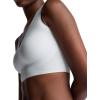 imageCalvin Klein Womens Invisibles Comfort Seamless Lightly Lined V Neck Bralette BraPlein Air W Ivory Logo