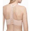 imageCalvin Klein Womens Invisibles Comfort Seamless Wirefree Lightly Lined Triangle Bralette BraBare Lace Racerback