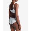 imageCalvin Klein Womens Invisibles Comfort Seamless Wirefree Lightly Lined Triangle Bralette BraPlein Air W Ivory Logo