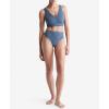 imageCalvin Klein Womens Invisibles HighWaist Thong PantyBlue Edge