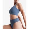 imageCalvin Klein Womens Invisibles HighWaist Thong PantyBlue Edge
