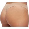 imageCalvin Klein Womens Invisibles Seamless Thong Panties 3 PackBlack  Blue  Nude