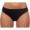 imageCalvin Klein Womens Invisibles Seamless Thong Panties 3 PackBlack  Blue  Nude
