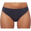 imageCalvin Klein Womens Invisibles Seamless Thong Panties 3 PackBlack  Blue  Nude