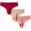 imageCalvin Klein Womens Invisibles Seamless Thong Panties 3 PackLustLight CaramelLinear Ink Geo Impulse
