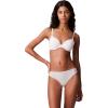 imageCalvin Klein Womens Invisibles Seamless Thong Panties 3 PackSharkWind ChimeMoonlight Jade