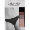 imageCalvin Klein Womens Invisibles Seamless Thong Panties 5 PackBlackCavernstoneGrey SandSubduedCedar