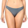 imageCalvin Klein Womens Invisibles Seamless Thong Panties 5 PackBlackSaltwaterSharkPapaya PunchWind Chime