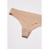 imageCalvin Klein Womens Invisibles Seamless Thong Panties 5 PackLight Caramel 5 Pack