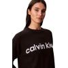imageCalvin Klein Womens Logo Mockneck SweaterBlack