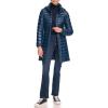 imageCalvin Klein Womens Long LightWeight Puffer JacketLightweight Shine Slate Blue